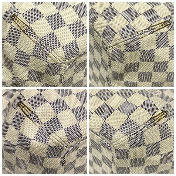 LOUIS VUITTON Salina PM Azur Damier - Tote Bag Damier Canvas 885-080825 - Picture 6 of 14